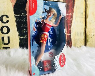 Vintage 1999 Mattel Special Coke Coca - Cola Edition Splash Barbie Doll