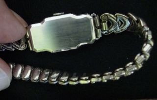 Antique ETON WATCH CO.  Women’s Watch.  14K Case 17 Jewels SWISS,  Emerald Chips 4