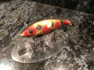 Vintage Heddon Tadpolly Fishing Lure Antique Tackle Box Bait Bass Musky Pike