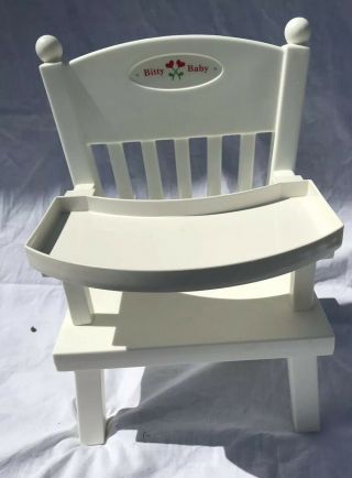 American Girl Vintage Bitty Baby High Chair With Tray