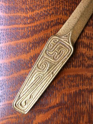 Tiffany Studios Letter Knife Chinese Pattern