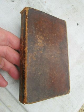 Antique 1829 Testament Bible William Niles 6 1/4 " X 4 " Vg Civil War