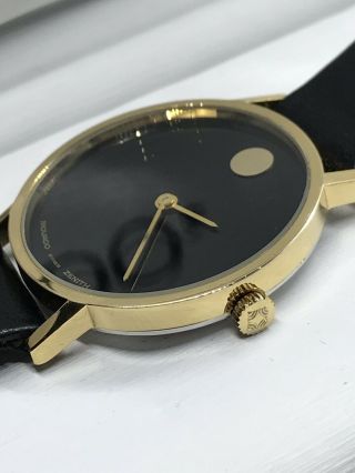 Vintage 1970s Movado Zenith Mid Size Men’s Museum Swiss With Boxes 17J Omega Cal 2