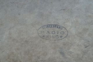 RARE Antique Vtg 1930 ' s? 1940 ' s ? Slingerland Radio King Wooden Tom - Tom Drum 3
