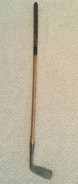 Antique 34.  5 " Radite Macgregor Left Hand Putter Golf Club Wood Shaft 57 - R Frb