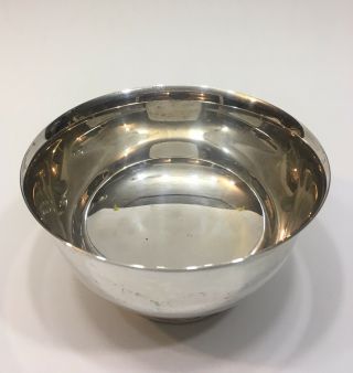 Large Sterling Silver Bowl By Paul Revere 240g Awarded By Ny Port Authority 1921