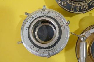(5) Assorted Antique KODAK Camera Lens Shutter Devices 4