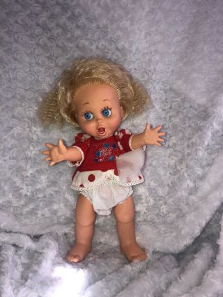 1990 Galoob Baby Face Doll So Surprised Susie Dressed 2