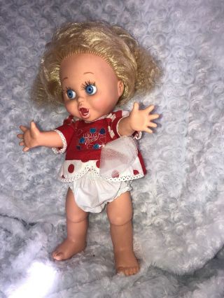 1990 Galoob Baby Face Doll So Surprised Susie Dressed 2 3
