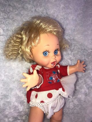 1990 Galoob Baby Face Doll So Surprised Susie Dressed 2 5
