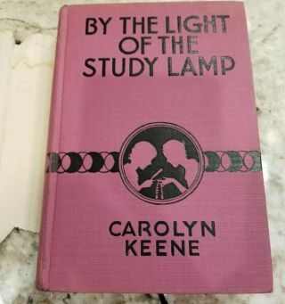 Antique Nancy Drew Carolyn Keene Book By The Light Of The Study Lamp 1934 Hc/dc