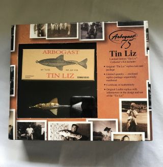Fred Arbogast 75th Edition Tin Liz Fishing Lure Perch