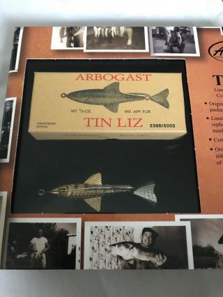 fred arbogast 75th edition tin liz fishing lure perch 2