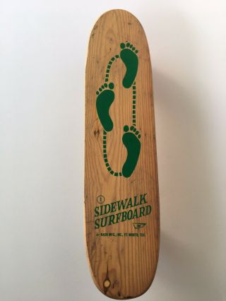 Vintage Nash Sidewalk Surfboard,  60’s Skateboard 1,  Green
