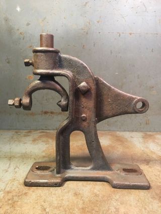 Antique Industrial Cast Iron Line Shaft Hangers Brackets Old Steampunk Factory