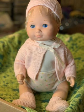 My Baby Beth Fisher Price Doll 1977 All Outfit Blonde Hair Vintage