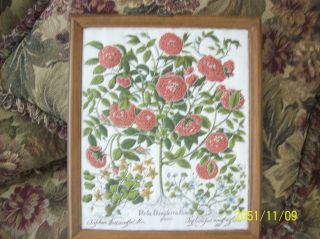 Cloth Arts & Craft Unique Stitching Set of 6 Vintage Flower Wall Hangings 6