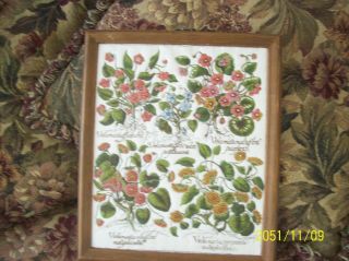 Cloth Arts & Craft Unique Stitching Set of 6 Vintage Flower Wall Hangings 7