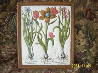 Cloth Arts & Craft Unique Stitching Set of 6 Vintage Flower Wall Hangings 8