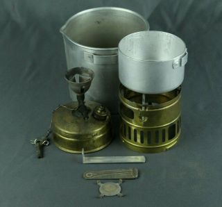 Vintage Svea 123 Sweden Brass Backpacking Mountain Expedition Stove