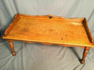 Ethan Allen Early American Solid Maple Birch Vintage Coffee Table Made In Usa