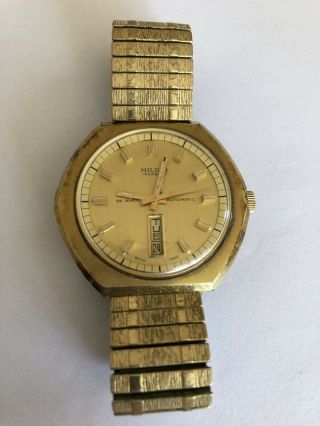 Vintage Meldia Mens Wrist Watch,  Automatic,  25 Jewel 3