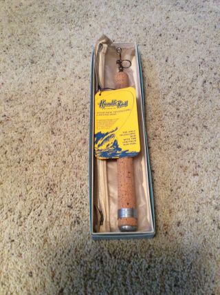Vintage Champion Mfg.  Telescoping Copper Fishing Pole And Carry Case.