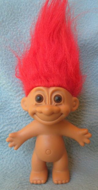 Vintage Russ Troll Doll 4.  5 " Figure Red Hair