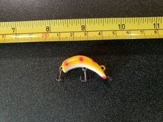 Kautzky Fly Ike Fly Fishing Vintage Fishing Lures Yellow/red Dots