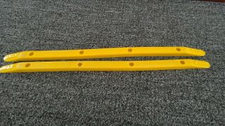 Vintage Skateboard Rails Ugly Stix Yellow Sims G&s Vision Powell -
