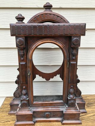 Antique Ingraham Warwick Shelf/mantle Clock Case Only