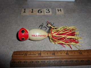 T1163 H Arbogast Hula Popper Fishing Lure