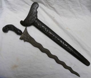 13 Lok Naga Keris Fr Madura Indonesia Dragon Kris Serpent Sword Knife Art Dagger