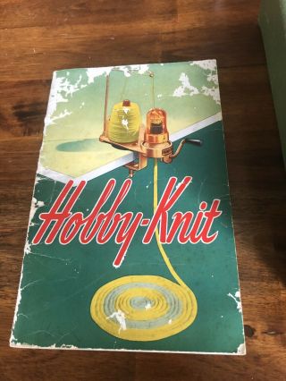 1948 Hobby - Knit Knitting Machine Rare Vintage Antique Montello Products Co 5