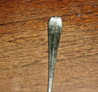 Antique Sterling Silver Tea Spoon 5 3/4 