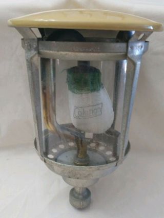 Single Mantle Propane Lantern Camping Light No Tank /top Half Only Vintage