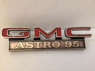 Gmc Astro 95 Big Truck Emblem Badge Symbol Logo