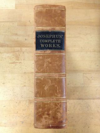 Antique Book The Of Flavius Josephus