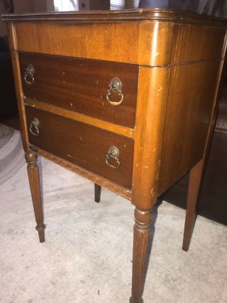 Antique The Caswell Runyon Company Perfect Sewing Cabinets 2