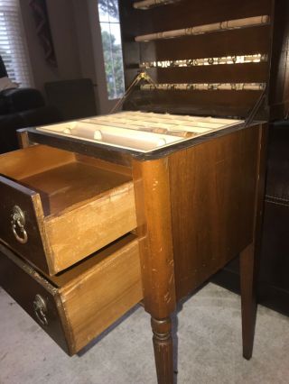 Antique The Caswell Runyon Company Perfect Sewing Cabinets 6