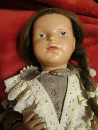 Schoenhut Doll 18 Inch Wood - Spring Joints - Painted Eyes