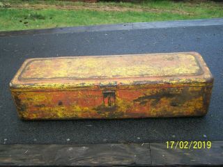 Large Vintage 27 " Caterpillar Tool Box