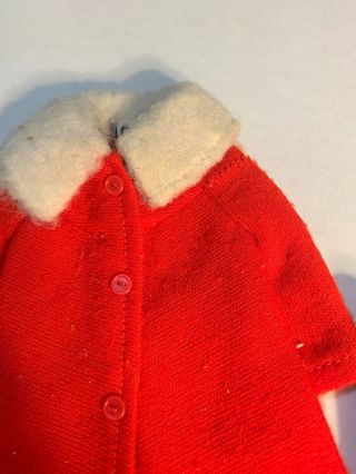 Vintage Barbie Mod COLD SNAP 3429 Red Coat With Fur Collar Red Boots Complete 4