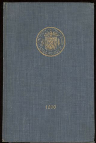 Vintage,  Antique 1906 Army And Navy Club Rule,  Membership,  History Book
