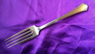 Vintage Daniel Low Sterling Silver Dinner Fork Table Dining Fancy 1917 1.  3 Ounce