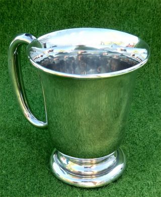 Small English Silver Tankard / Cup By Viners Of Sheffield Assayed 1949 - 2.  0 Ozt