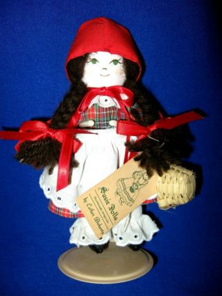 Vintage Little Red Riding Hood - Susie Doll Handmade By Esther Doherty