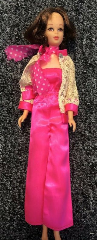 Stunning Vintage 1966 Mattel Hair Bend Leg Barbie Doll Full Outfit Brunette
