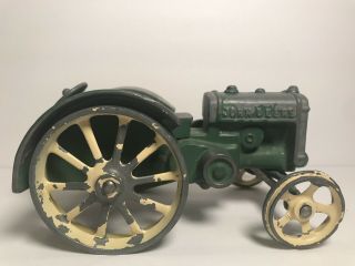 Antique Vindex Model D John Deere Cast Iron Toy Tractor 2