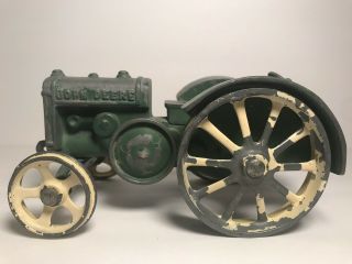 Antique Vindex Model D John Deere Cast Iron Toy Tractor 4